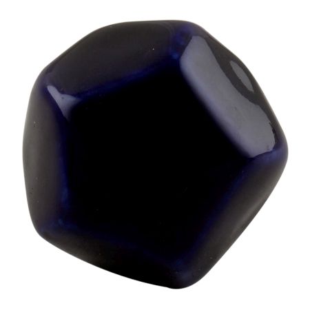 Solid Navy Blue Octagon Ceramic Wine Stopper Online